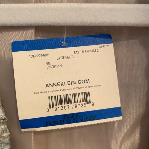 Anne Klein woven boucle blazer. Size XL. NWT - Picture 5 of 5